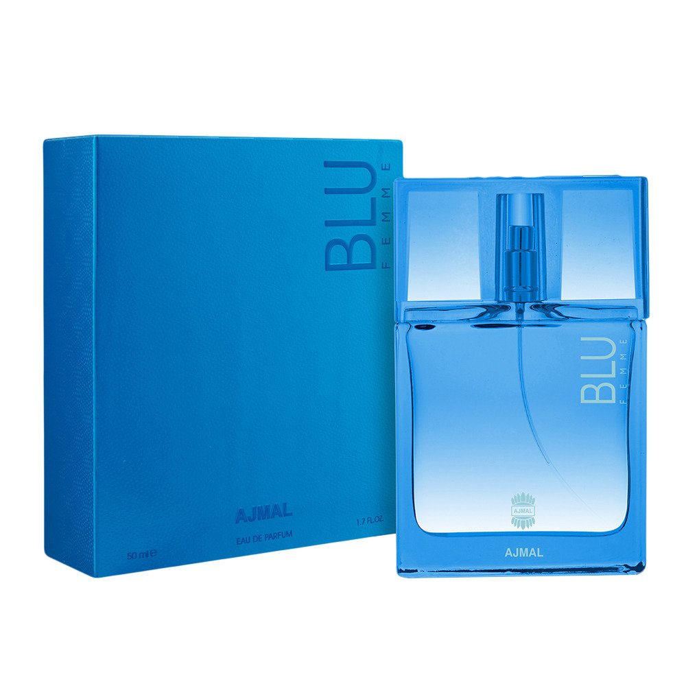 Ajmal Blu Femme Eau De Parfum 50ml 1.7 Fl.oz. Perfume Gift For Women | Long Lasting Ajmal Blu Femme Eau De Parfum 50ml 1.7 Fl.oz. Perfume Gift For Women | Long Lasting