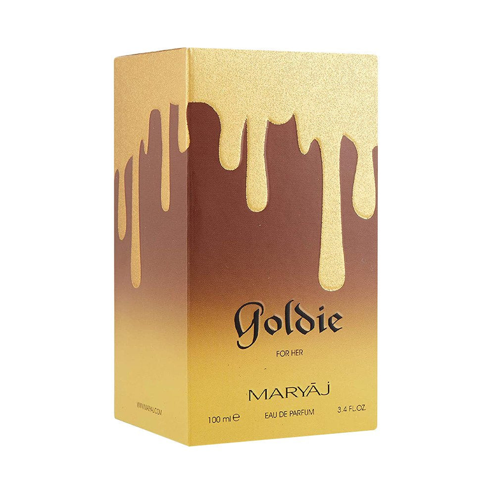 Ajmal Maryaj Goldie For Her Eau De Parfum 100ml 3.4 Fl.oz. Gift For Women | Long Lasting Spray Ajmal Maryaj Goldie For Her Eau De Parfum 100ml 3.4 Fl.oz. Gift For Women | Long Lasting Spray