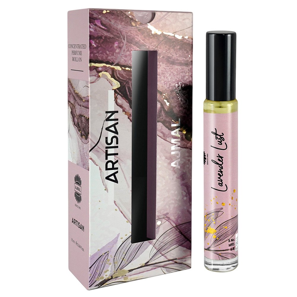 Ajmal Artisan Lavender Lust Concentrated Perfume 10ml 0.3 Fl.oz. Gift For Wife | Alcohol Free Ajmal Artisan Lavender Lust Concentrated Perfume 10ml 0.3 Fl.oz. Gift For Wife | Alcohol Free