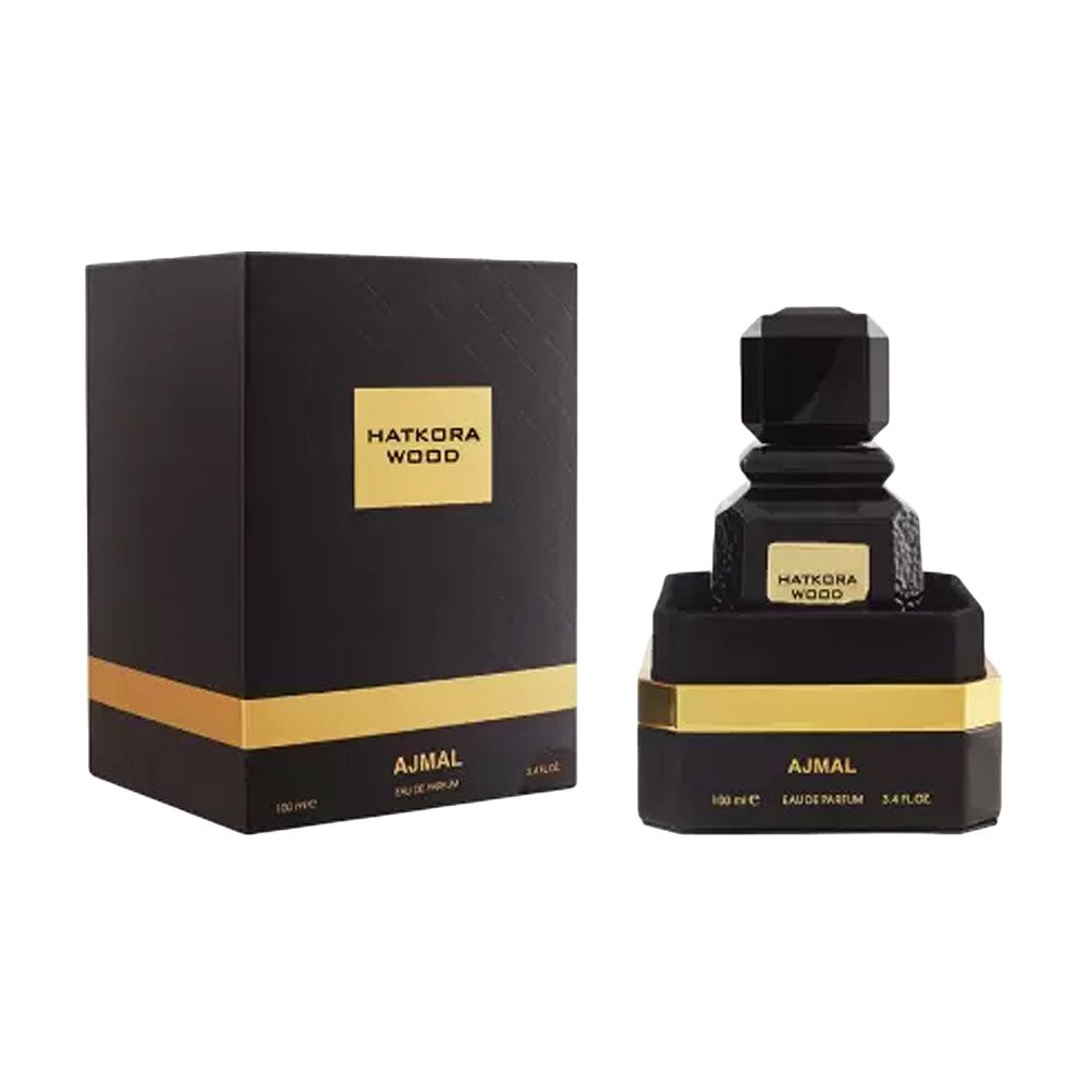 Ajmal Hatkora Wood Eau De Parfum 100ml 3.4 Fl.oz. Gift For Men & Women | Long Lasting Spray Ajmal Hatkora Wood Eau De Parfum 100ml 3.4 Fl.oz. Gift For Men & Women | Long Lasting Spray