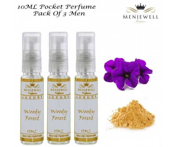 Menjewell Woody Forest Eau De Parfum 3x 0.3 Fl.oz. Luxury Perfume Gift Set For Him | Alcohol Free Menjewell Woody Forest Eau De Parfum 3x 0.3 Fl.oz. Luxury Perfume Gift Set For Him | Alcohol Free