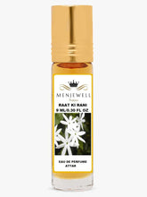Menjewell Raat Ki Rani Eau De Perfume Attar 9ml 0.3 Fl.oz. For Men & Women | Long Lasting | Alcohol Free