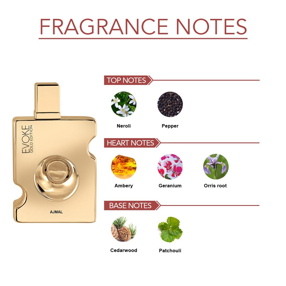 Ajmal Evoke Gold Edition Him Eau De Parfum 90ml 3.0 Fl.oz. Long Lasting Scent | Perfume Gift For Men Ajmal Evoke Gold Edition Him Eau De Parfum 90ml 3.0 Fl.oz. Long Lasting Scent | Perfume Gift For Men