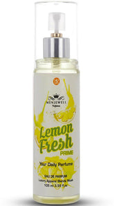 Menjewell Lemon Fresh Prime Eau De Parfum 105ml 3.5 Fl.oz. Unisex Fragrance | Long Lasting
