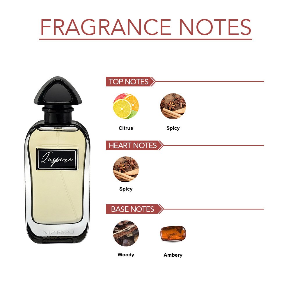 Ajmal Maryaj Inspire For Him Eau De Parfum 90ml 3.0 Fl.oz. Gift For Men | Long Lasting Spray Ajmal Maryaj Inspire For Him Eau De Parfum 90ml 3.0 Fl.oz. Gift For Men | Long Lasting Spray