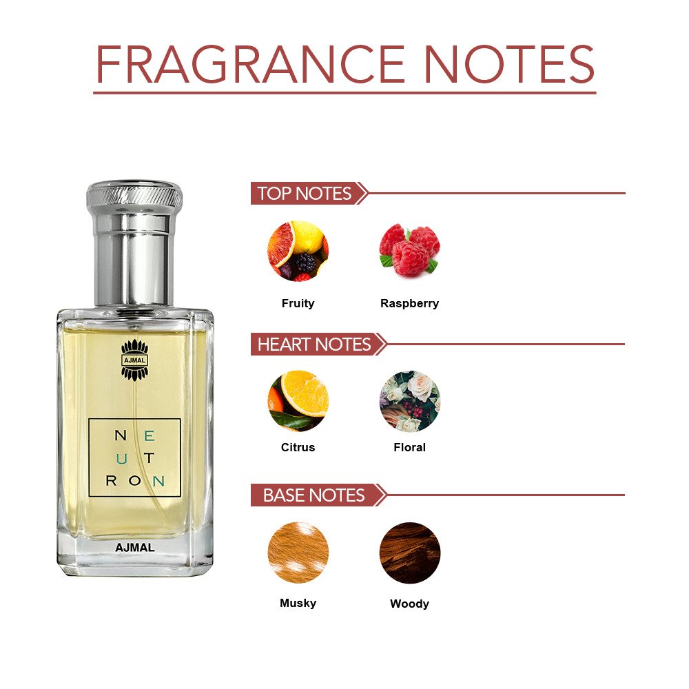 Ajmal Neutron Eau De Parfum 100ml 3.4 Fl.oz. Gift For Husband | Long Lasting Spray Ajmal Neutron Eau De Parfum 100ml 3.4 Fl.oz. Gift For Husband | Long Lasting Spray