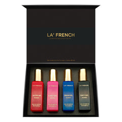 La French Sassy Party Girl Perfume Gift Set 20ml 0.68 Fl.oz. Each Pack Of 4 | Long-lasting & Featuring Fresh And Floral Notes