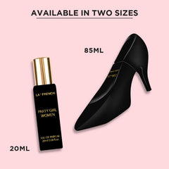 La French Sassy Party Girl Perfume Gift Set 20ml 0.68 Fl.oz. Each Pack Of 4 | Long-lasting & Featuring Fresh And Floral Notes