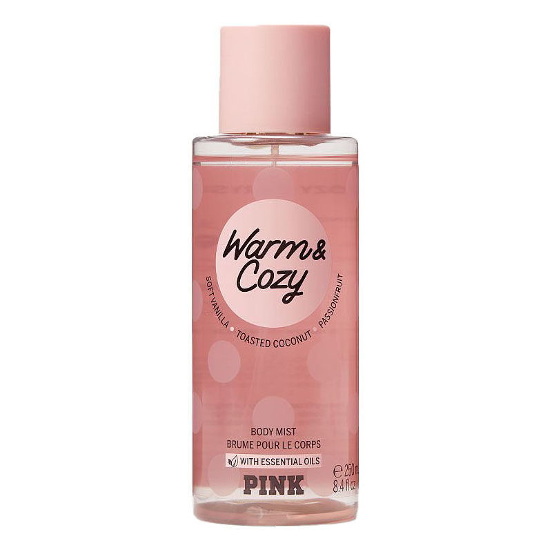 VICTORIA'S SECRET PINK WARM & COZY BODY MIST 250ML 8.4 FL.OZ. WOMEN FRAGRANCE VICTORIA'S SECRET PINK WARM & COZY BODY MIST 250ML 8.4 FL.OZ. WOMEN FRAGRANCE