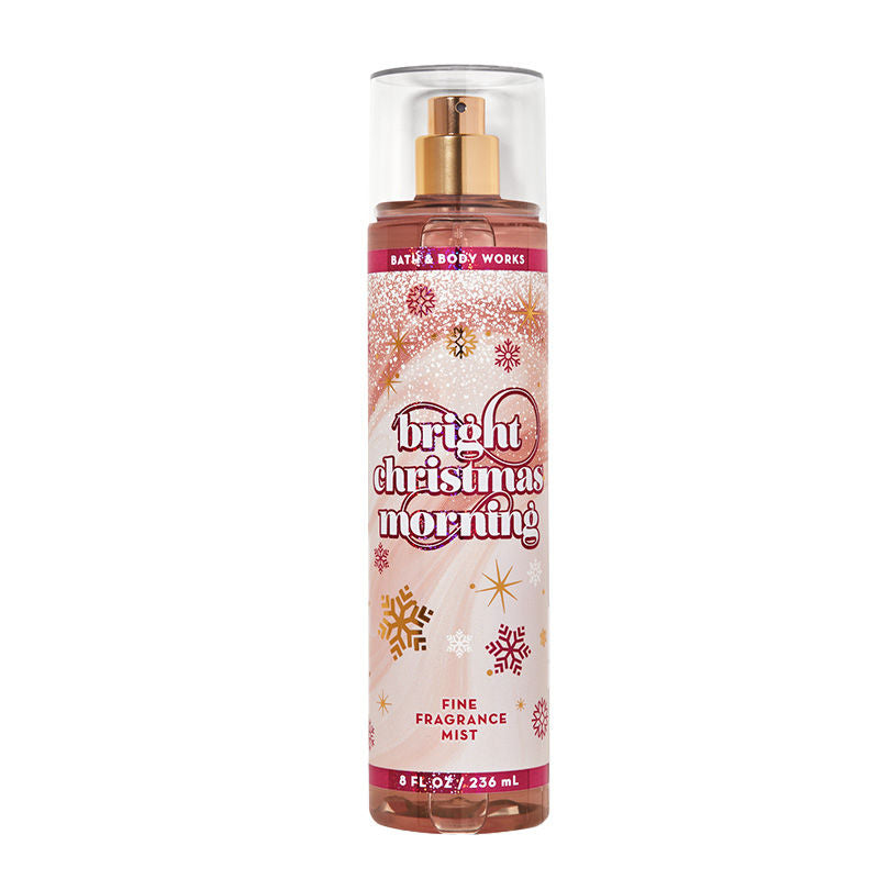 BATH & BODY WORKS BRIGHT CHRISTMAS MORNING FINE FRAGRANCE MIST 236ML 7.9 FL.OZ. BATH & BODY WORKS BRIGHT CHRISTMAS MORNING FINE FRAGRANCE MIST 236ML 7.9 FL.OZ.