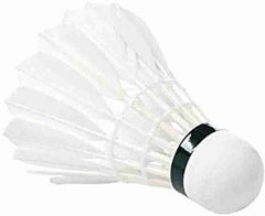 Steffer Funex Gold Series Feather Badminton Shuttlecocks | White , Pack Of 10 , Enjoy Lasting Durability & High - Quality