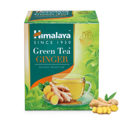 Himalaya Green Tea Ginger, Delightful Combination Of Green Tea | 10 Tea Bags