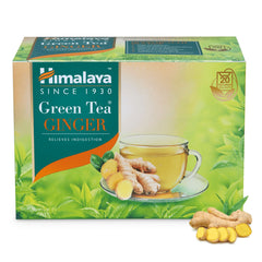 Himalaya Green Tea Ginger, Delightful Combination Of Green Tea | 20 Tea Bags