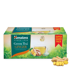 Himalaya Green Tea Ginger, Delightful Combination Of Green Tea | 60 Tea Bags