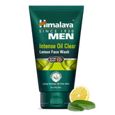 Himalaya Men Intense Oil Clear Lemon Face Wash, Long Lasting, Oil Free Skin | 100ml
