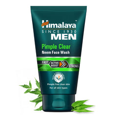 Himalaya Men Pimple Clear Neem Face Wash, Fast & Strong Action On Pimples | 50ml
