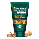 Himalaya Men Power Glow Licorice Face Wash, For Visibly Fairer & Brighter Skin | 100ml