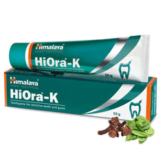 Himalaya Hiora-K Toothpaste For Sensitive Teeth & Halitosis, Reduces Discomfort From Hot & Cold Stimuli, Helps To Prevent Oral Infections & Gum Diseases | 50gm