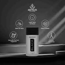 John Phillips Luxury Black Eau De Perfume 50ml 1.6 Fl.oz. Black Cherry Eau De Perfume 100ml 3.4 Fl.oz. | For Men Combo Of 2 John Phillips Luxury Black Eau De Perfume 50ml 1.6 Fl.oz. Black Cherry Eau De Perfume 100ml 3.4 Fl.oz. | For Men Combo Of 2