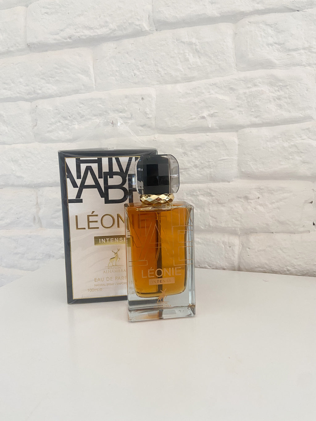 LEONIE INTENSE BY MAISON ALHAMBRA EAU DE PARFUM 100ML 3.4 FL.OZ. FOR WOMEN LEONIE INTENSE BY MAISON ALHAMBRA EAU DE PARFUM 100ML 3.4 FL.OZ. FOR WOMEN