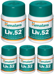 Himalaya Liv.52, Promotes Appetite & Growth | 100 Tablets (Pack Of 5)