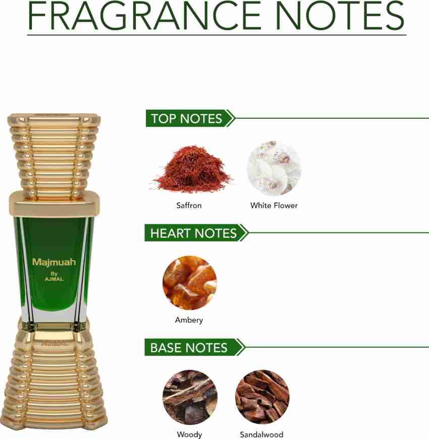 Ajmal Majmua & Jannatul Firdaus  Floral Attar Each 10ml 0.3 Fl.oz. Each Pack Of 2 | For Men & Women Ajmal Majmua & Jannatul Firdaus  Floral Attar Each 10ml 0.3 Fl.oz. Each Pack Of 2 | For Men & Women