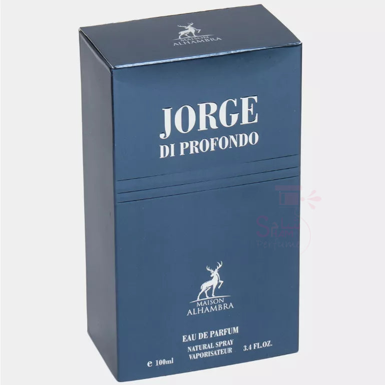 JORGE DI PROFONDO BY MAISON ALHAMBRA EAU DE PARFUM 100ML 3.4 FL.OZ. FOR MEN JORGE DI PROFONDO BY MAISON ALHAMBRA EAU DE PARFUM 100ML 3.4 FL.OZ. FOR MEN