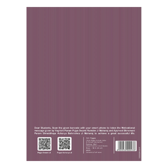 Patanjali Gyanpath Notebook (18x24 Cm) Purple, 140pages 3 In 1, Pack Of 1
