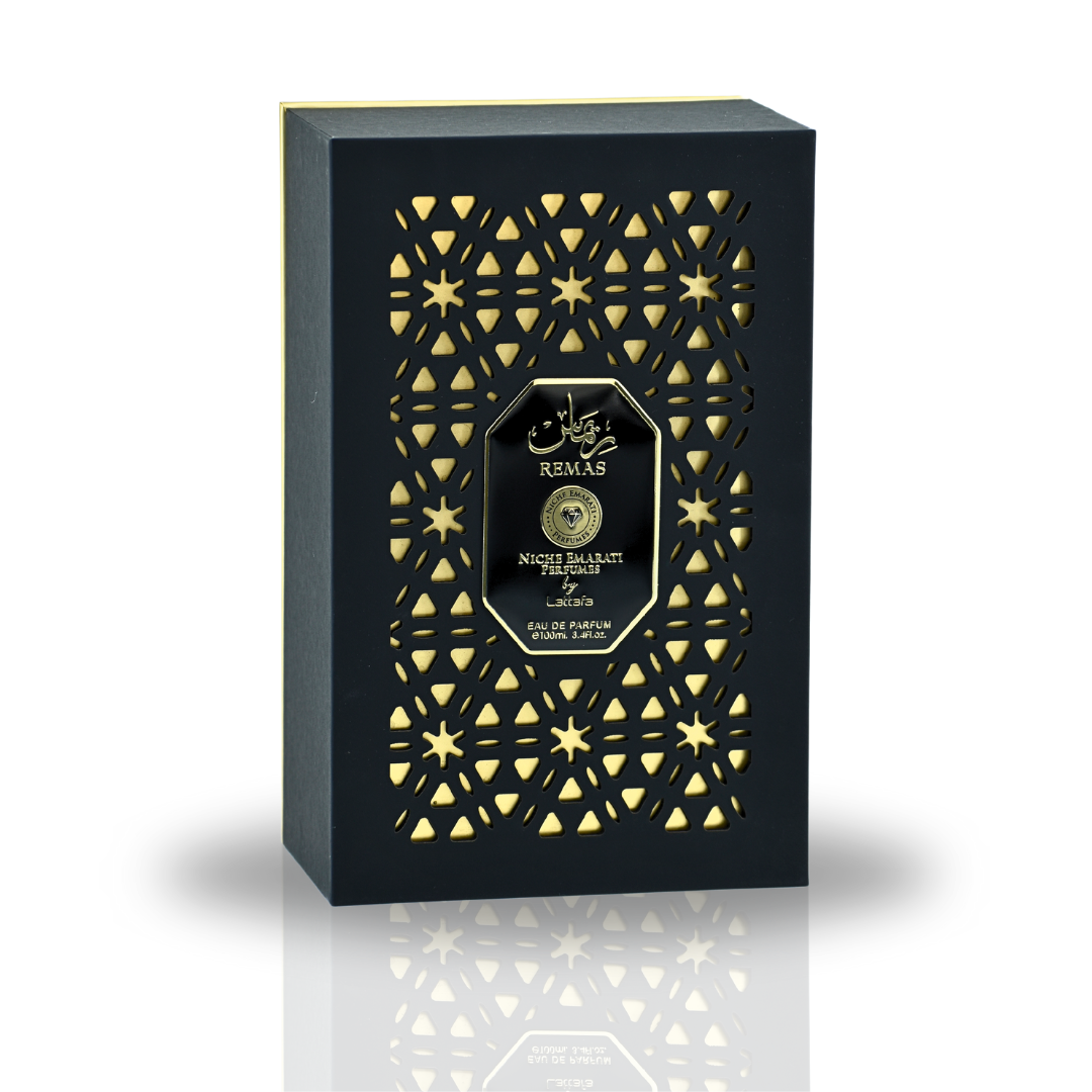 NICHE EMARATI REMAS BY LATTAFA EAU DE PARFUM 100ML 3.4 FL.OZ. FOR MEN & WOMEN NICHE EMARATI REMAS BY LATTAFA EAU DE PARFUM 100ML 3.4 FL.OZ. FOR MEN & WOMEN