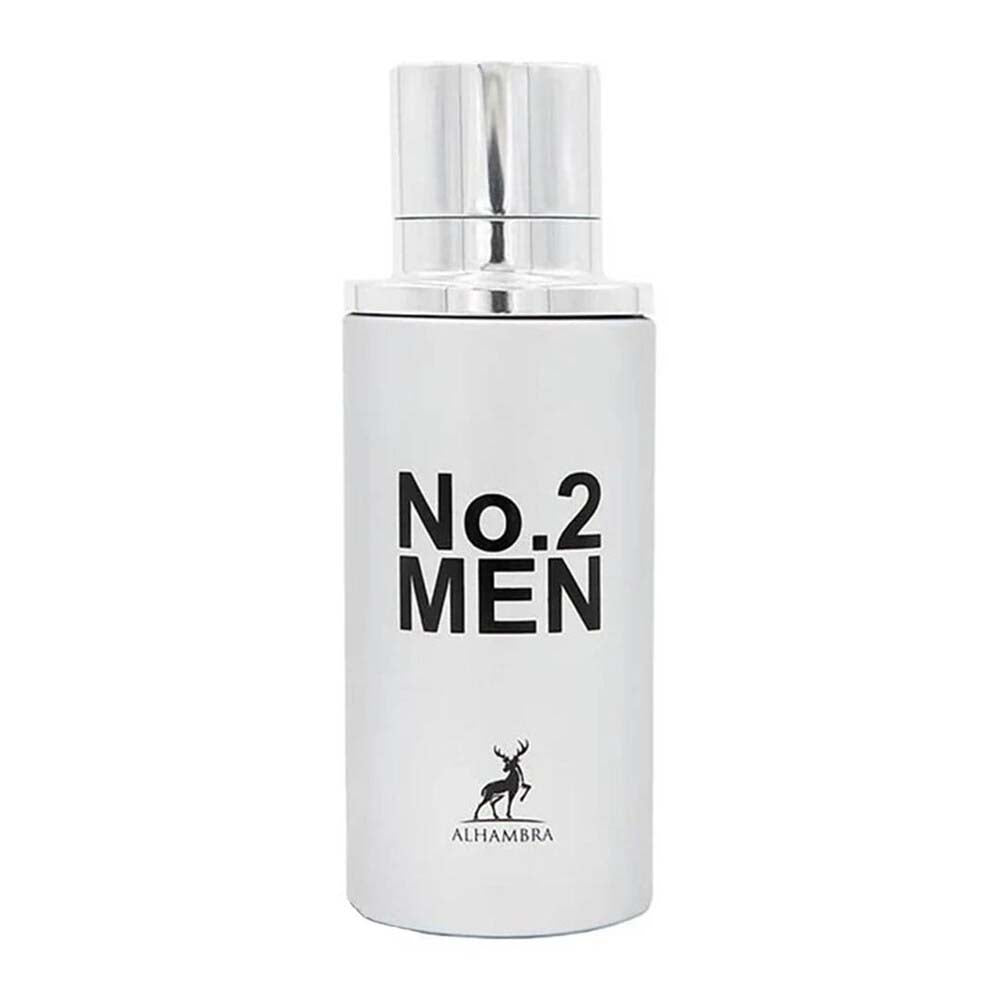 NO. 2 MEN BY MAISON ALHAMBRA EAU DE PARFUM 80ML 2.7 FL.OZ. MEN FRAGRANCE NO. 2 MEN BY MAISON ALHAMBRA EAU DE PARFUM 80ML 2.7 FL.OZ. MEN FRAGRANCE