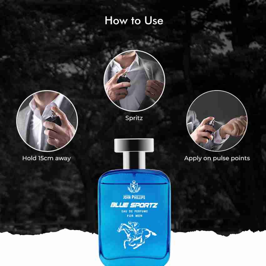 John Phillips Luxury Frozen & Blue Sportz Eau De Perfume 100ml 3.4 Fl.oz. Each Pack Of 2 | For Men John Phillips Luxury Frozen & Blue Sportz Eau De Perfume 100ml 3.4 Fl.oz. Each Pack Of 2 | For Men