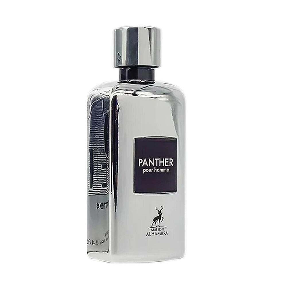 PANTHER POUR HOMME BY MAISON ALHAMBRA EAU DE PARFUM 100ML 3.4 FL.OZ. MEN FRAGRANCE PANTHER POUR HOMME BY MAISON ALHAMBRA EAU DE PARFUM 100ML 3.4 FL.OZ. MEN FRAGRANCE