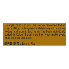 Patanjali Rozana Basmati Rice 1kg