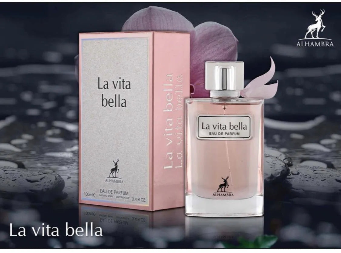 LA VITA BELLA BY MAISON ALHAMBRA EAU DE PARFUM 100 ML 3.4 FL.OZ. FOR WOMEN LA VITA BELLA BY MAISON ALHAMBRA EAU DE PARFUM 100 ML 3.4 FL.OZ. FOR WOMEN