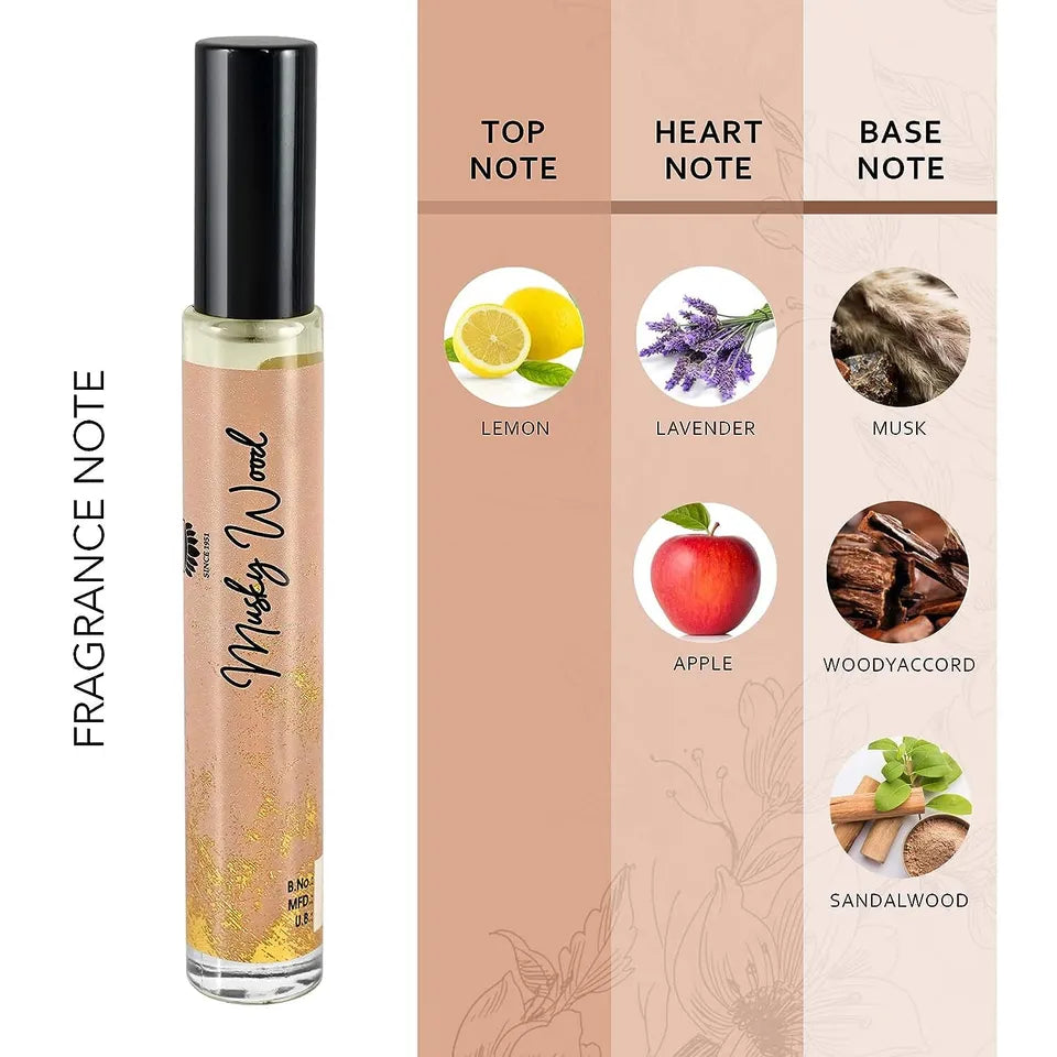 Ajmal Artisan Musky Wood Long-lasting Concentrated Perfume Roll-on 10ml 0.3 Fl.oz. | Gift For Men Ajmal Artisan Musky Wood Long-lasting Concentrated Perfume Roll-on 10ml 0.3 Fl.oz. | Gift For Men