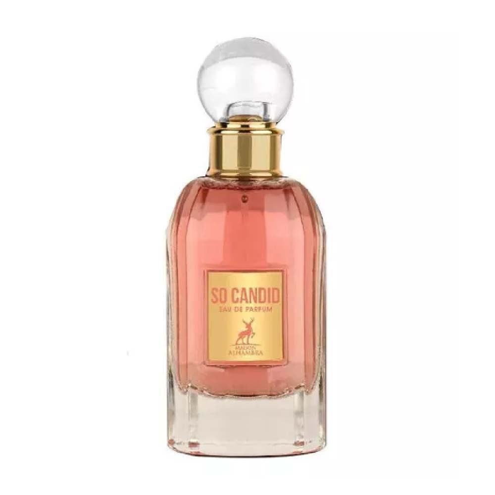 SO CANDID BY MAISON ALHAMBRA EAU DE PARFUM 85ML 2.8 FL.OZ. WOMEN FRAGRANCE SO CANDID BY MAISON ALHAMBRA EAU DE PARFUM 85ML 2.8 FL.OZ. WOMEN FRAGRANCE