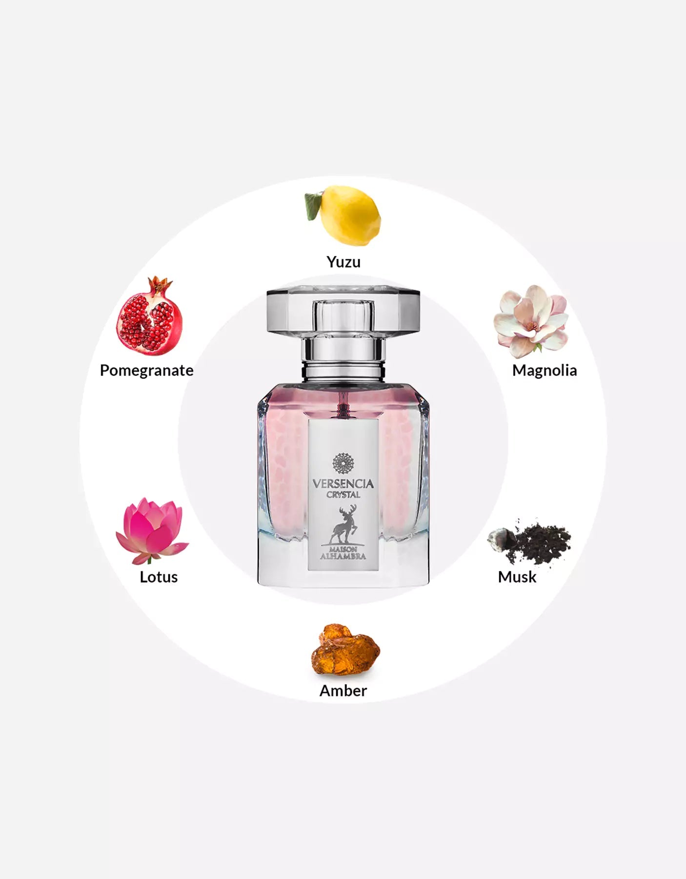 VERSENCIA CRYSTAL BY MAISON ALHAMBRA EAU DE PARFUM 100ML 3.4 FL.OZ. FOR WOMEN VERSENCIA CRYSTAL BY MAISON ALHAMBRA EAU DE PARFUM 100ML 3.4 FL.OZ. FOR WOMEN