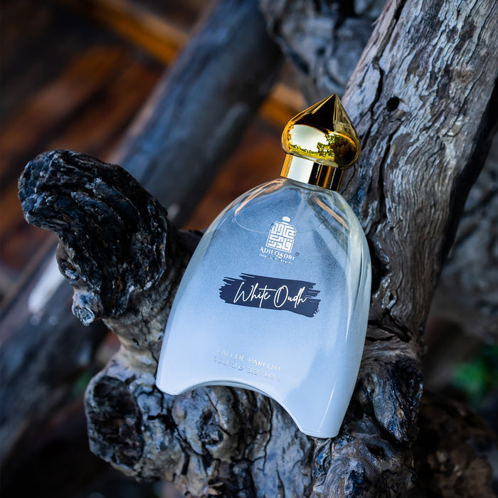 ADILQADRI WHITE OUDH PERFUME | STRONG MASCULINE WOODY OUDH FRAGRANCE | 100ML 3.4 FL.OZ. | LONG LASTING SCENT FOR MEN | EAU DE PARFUM ADILQADRI WHITE OUDH PERFUME | STRONG MASCULINE WOODY OUDH FRAGRANCE | 100ML 3.4 FL.OZ. | LONG LASTING SCENT FOR MEN | EAU DE PARFUM
