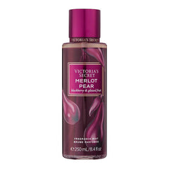 VICTORIA'S SECRET MERLOT PEAR FRAGRANCE MIST 250ML 8.4 FL.OZ. WITH BLACKBERRY GLAZED FRUIT