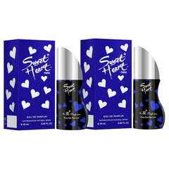 Sweet Heart Blue Eau De Perfume 2pcs 60ml 2.0 Fl.oz.