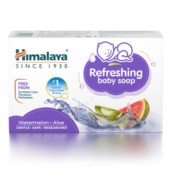 Himalaya Refreshing Baby Soap, Keeps Baby's Skin Cool & Fresh | 125gm