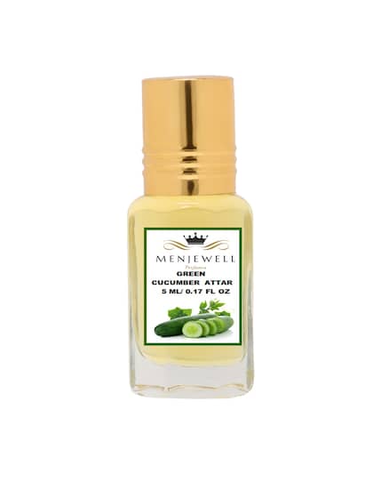 Menjewell Green Cucumber Attar Perfume 5ml 0.17 Fl.oz. Unisex Fragrance | Long Lasting