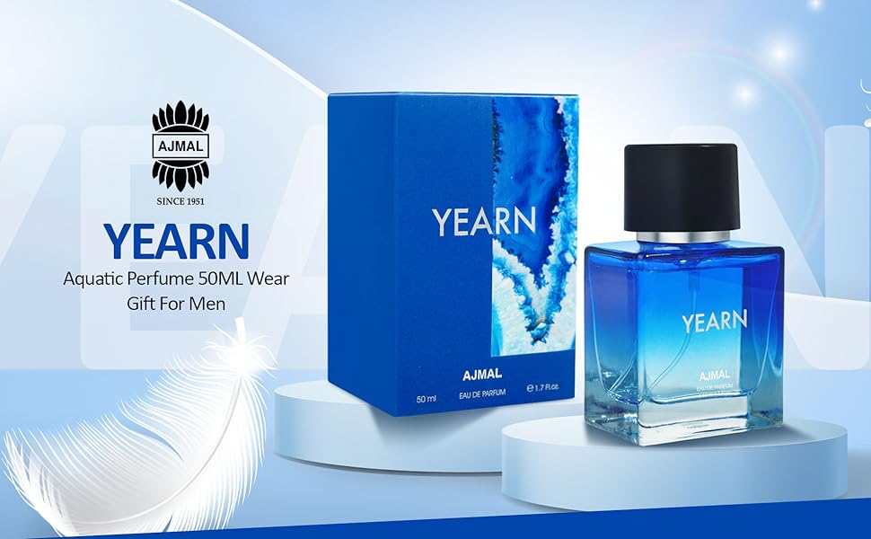 Ajmal Yearn Eau De Perfume 50ml 1.6 Fl.oz. & Emulse Deodorant 150ml 5 Fl.oz. Long Lasting Party Wear Gift For Men And Women | Pack Of 2