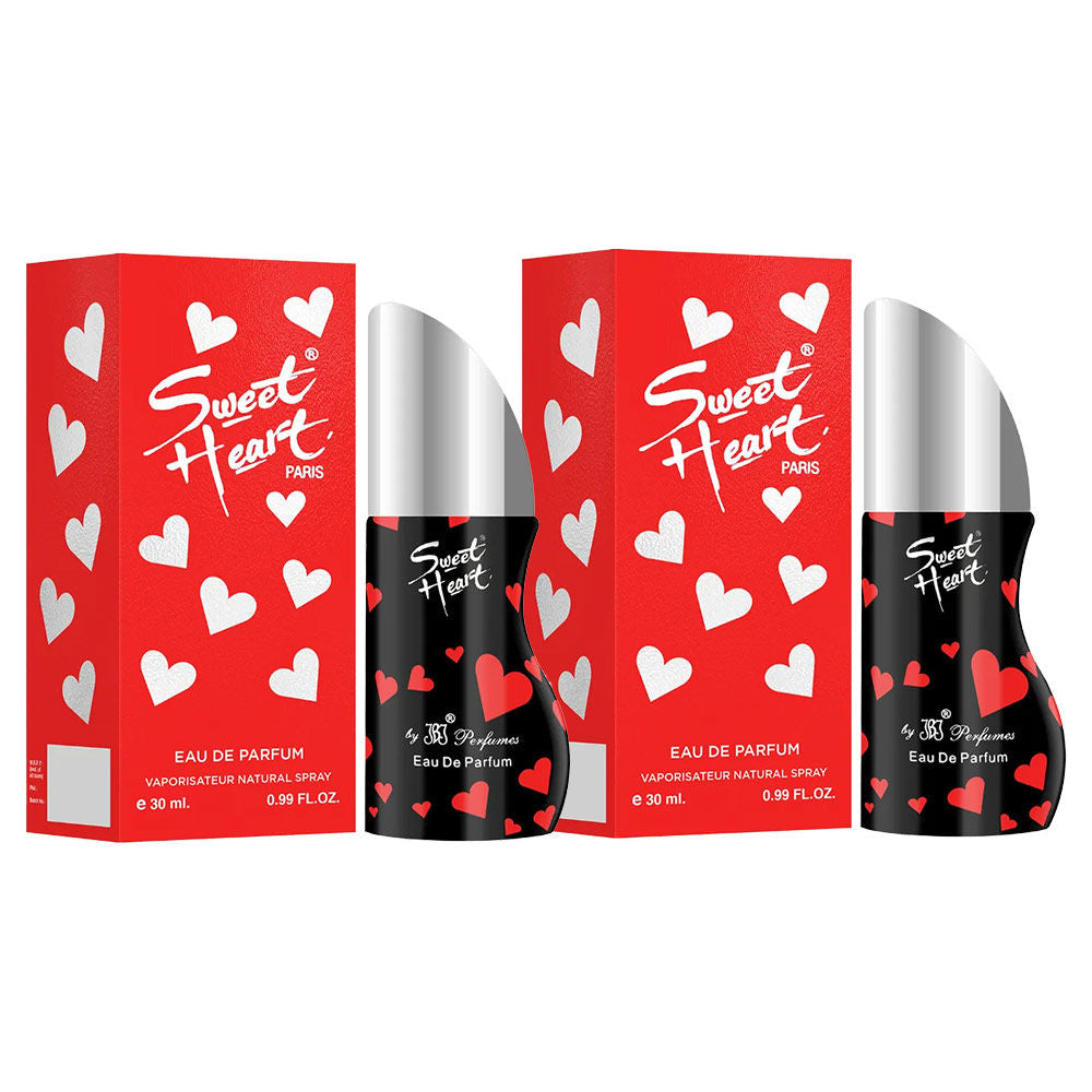 Sweet Heart Red Eau De Perfume 2pcs 60ml 2.0 Fl.oz.