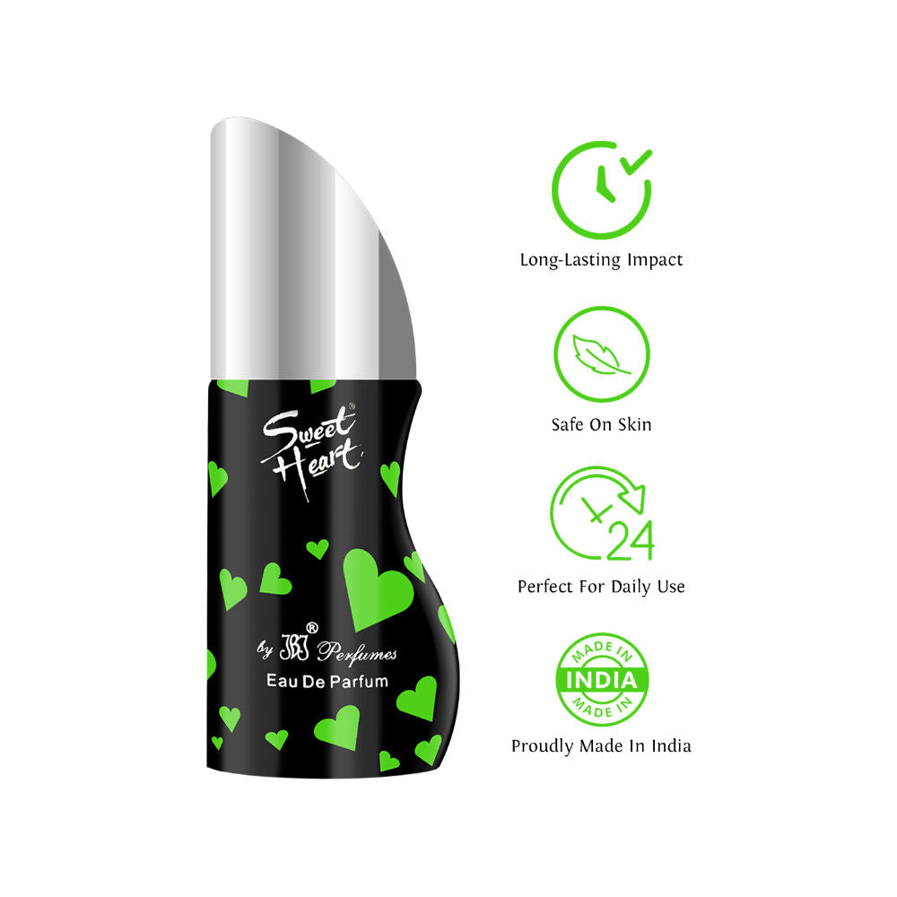 Sweet Heart Green Eau De Parfum 100ml 3.4 Fl.oz.