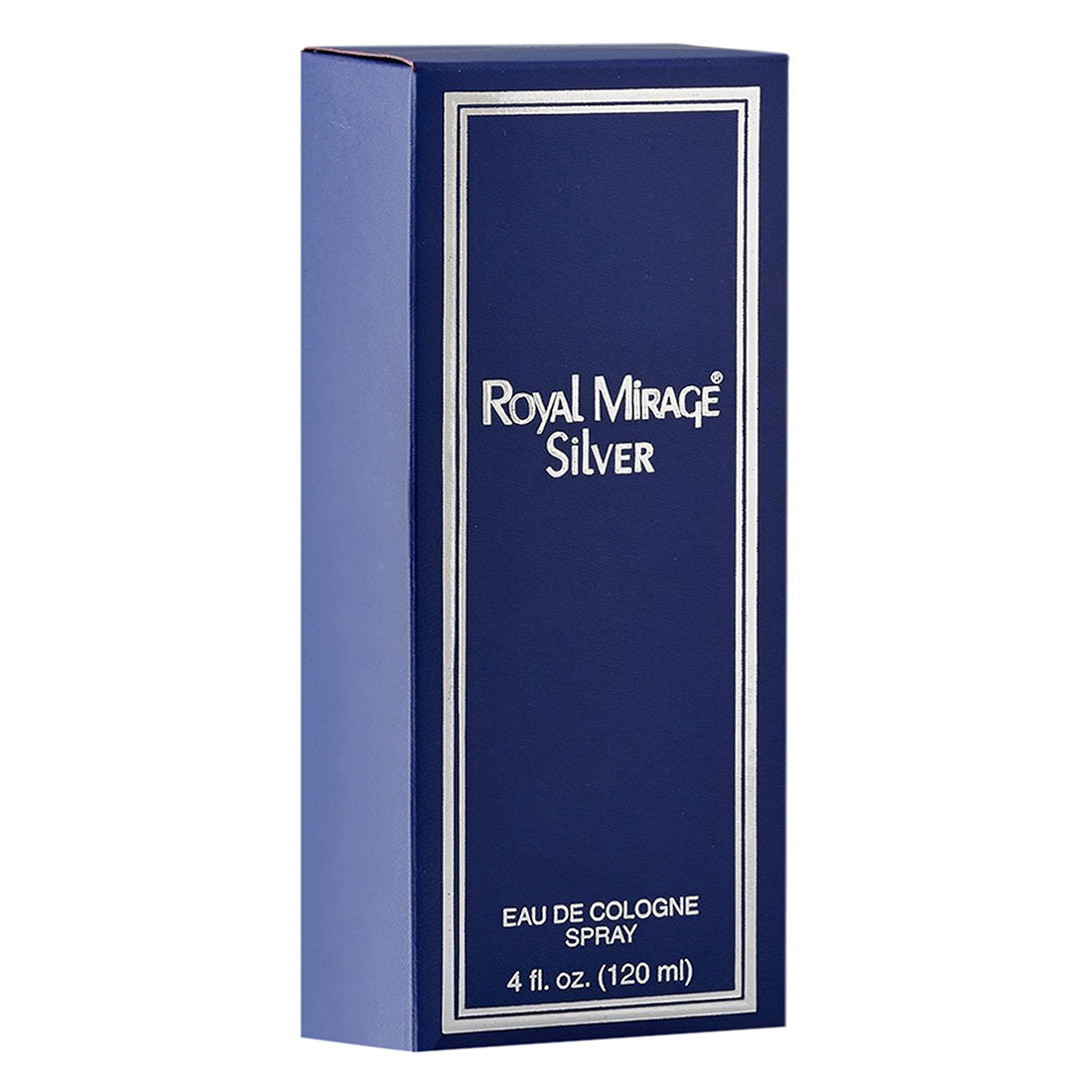 Royal Mirage Silver Eau De Cologne Spray 120ml 4.0 Fl.oz. Unisex Fragrance | Long Lasting