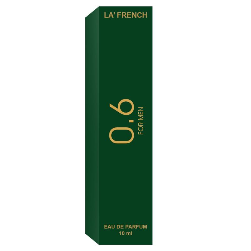 La French 0.6 Eau De Parfum Spray For Men 10ml 0.3 Fl.oz.| Fresh & Long Lasting Fragrance