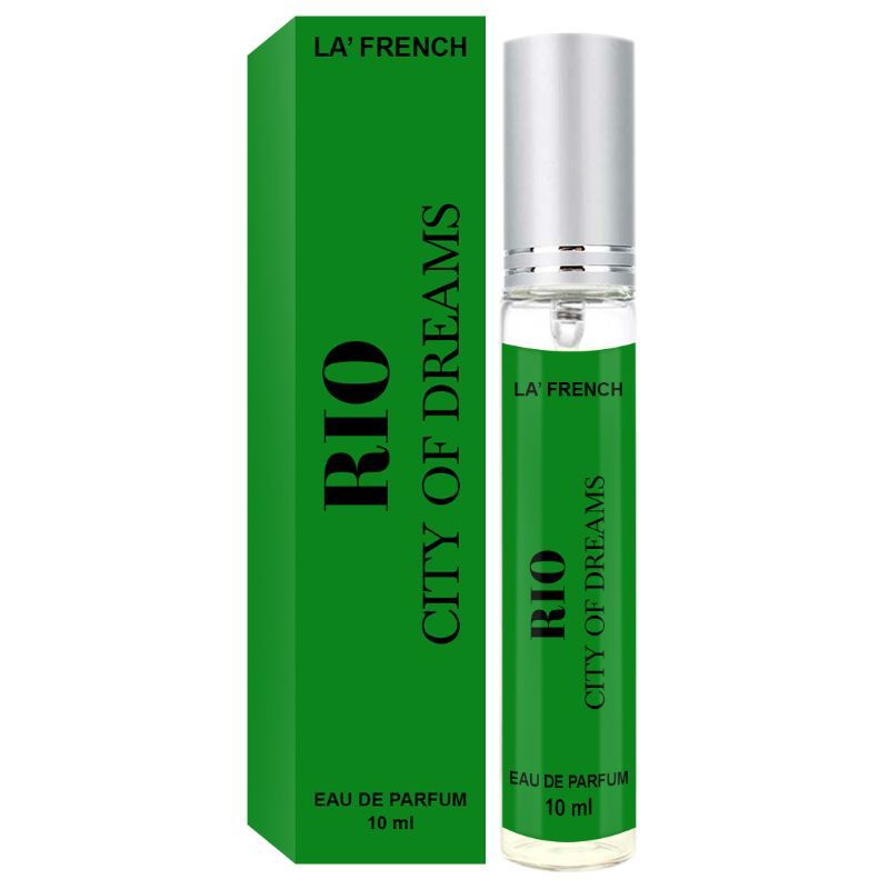 La French Rio City Of Dream Eau De Parfum 10ml 0.3 Fl.oz. | Long Lasting & Unisex Fragrance
