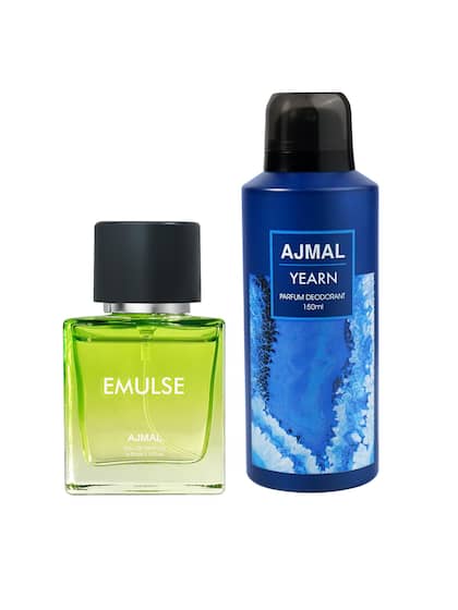 Ajmal Emulse Eau De Parfum 50ml  1.6 Fl.oz. & Yearn Deodorant 150ml 5 Fl.oz. Party Wear Gift For Men And Women | Pack Of 2