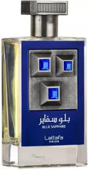 Lattafa Pride Blue Sapphire Eau De Parfum 100ml 3.4 Fl.oz. Luxury Unisex Fragrance | Long Lasting